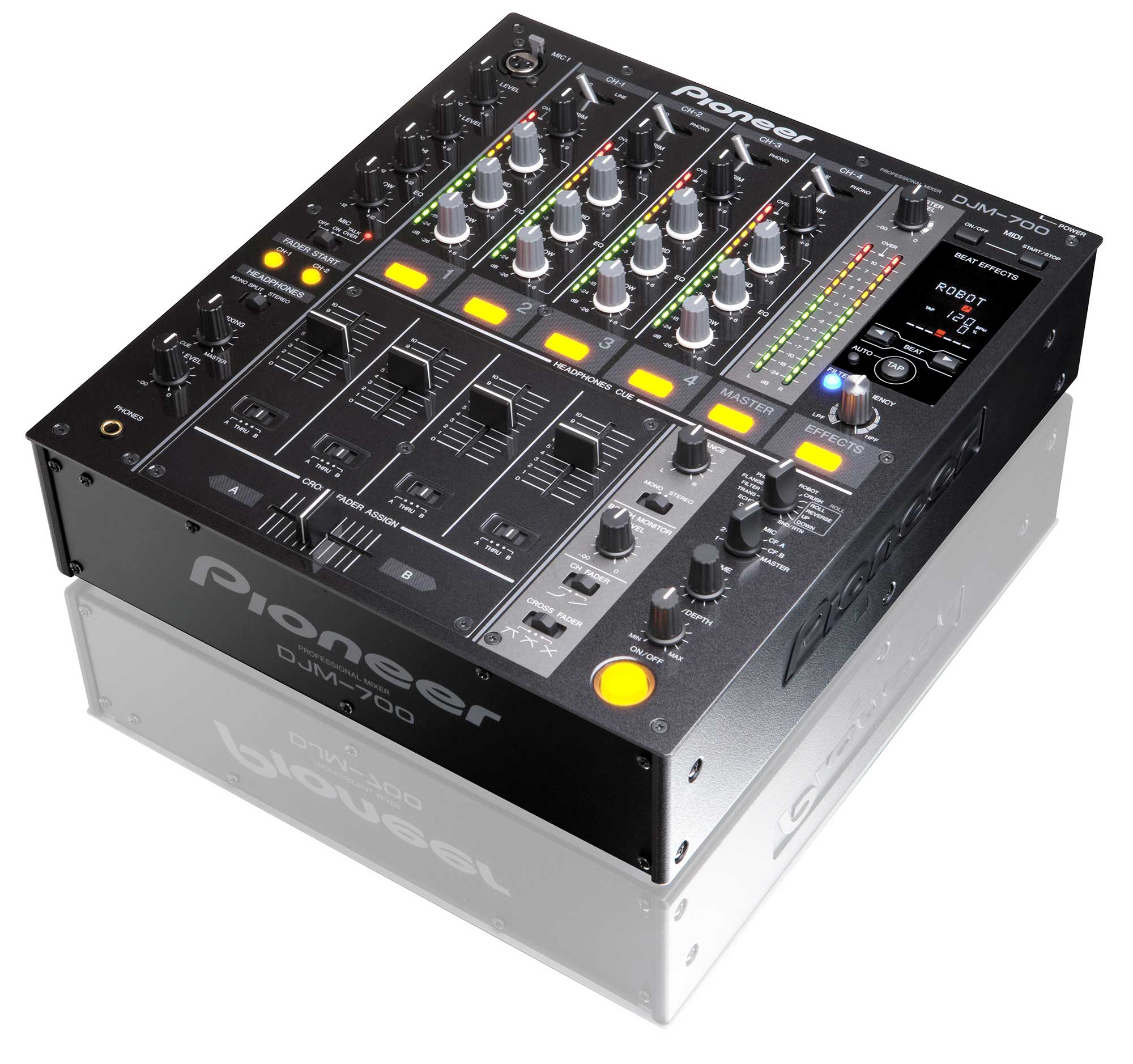 Pioneer DJM700 rear Pioneer DJM700
