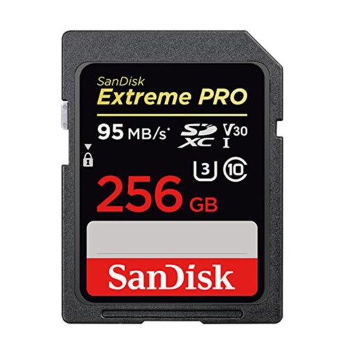 Carte mémoire SanDisk Extreme Pro 256 Go